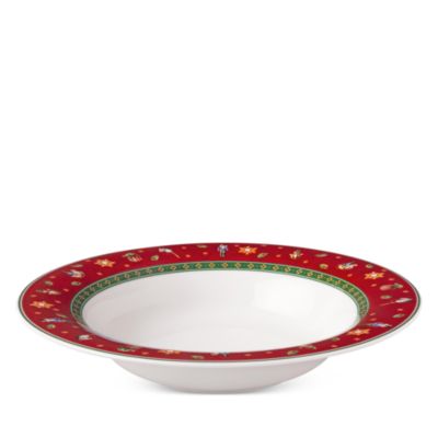 Toy's Delight Red Round Soup Bowl