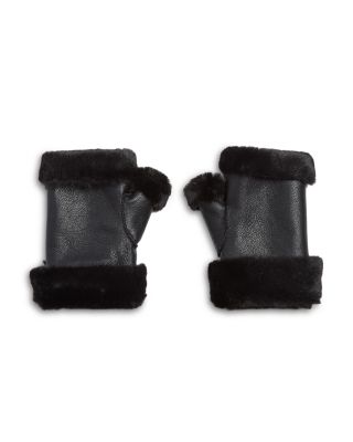 Faux Fur Fingerless Gloves