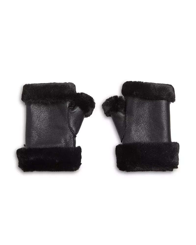 Jocelyn Faux Fur Fingerless Gloves