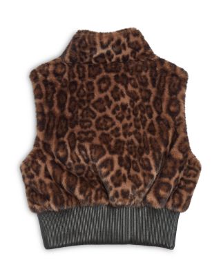 Faux Fur Bomber Vest