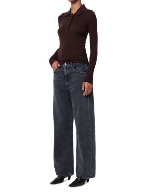 Amos Polo Collar Top