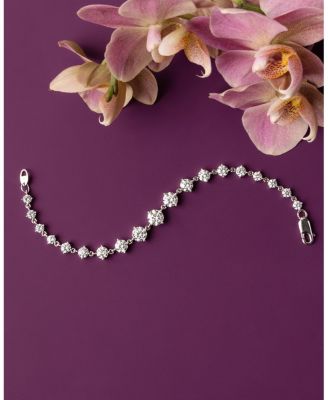  Infinity Linked Lab-Grown Diamond Tennis Bracelet in in 14K Yellow Gold, 6.60ctw Round Brilliant Lab Grown Diamonds, 6.5"