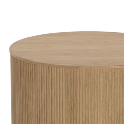 Kalla Side Table, Rustic Oak