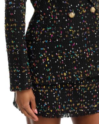 Rainbow Tweed Cutaway Blazer - Exclusive