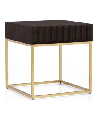 Lamon 23-inch Metal Frame 1-Drawer End Table