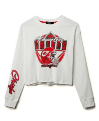 Women's NFL Kansas City Chiefs Helmet Crop Fleece