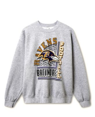 Unisex NFL Baltimore Ravens Backfield Flea Market Crew Fleece Sweatshirt