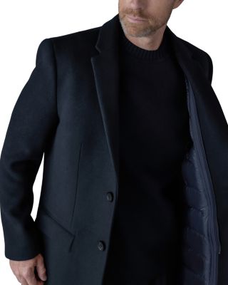 3-in-1 Wool Coat with Removable Down Liner