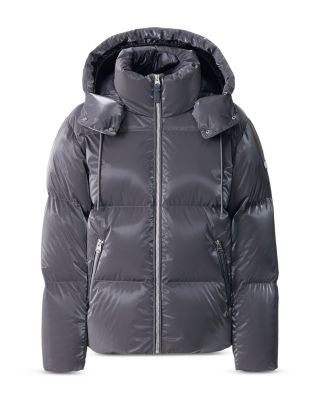 Kent-Glo High Gloss Quilted Hooded Down Jacket