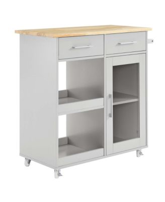 Culinary Kitchen Cart with Towel Bar