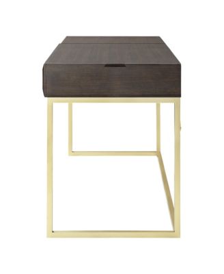Prelli Steel Base Adjustable Writing Desk with Lift Top and Hidden Drawer