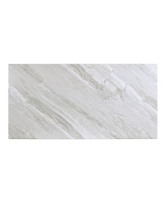 Martine 47" Faux Marble Top 2-Drawer Coffee Table