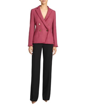 Alaia Double-Breasted Tweed Jacket