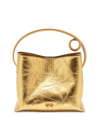 Lalli Metallic Top Handle Bag