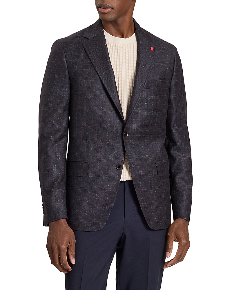 Ted Baker Winfred Plaid Modern Fit Suit Jacket In Blue