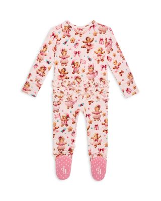 Girls' Ginger Posh Ruffled Zip Footie - Baby