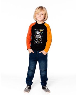 Boys' Long Raglan Sleeve Jersey Tee - Little Kid