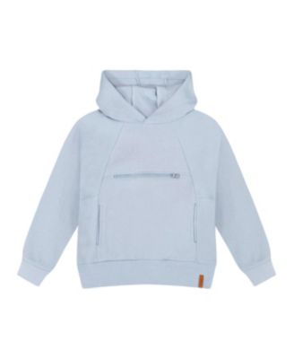 Boys' Pullover Hooded Fleece Sweatshirt with Zip Pocket - Little Kid