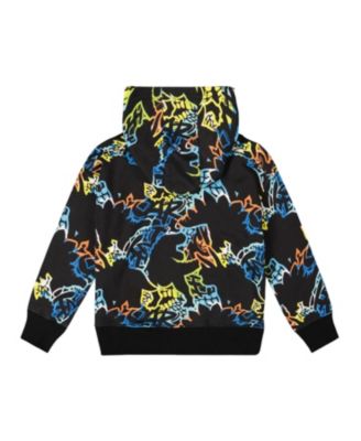 Boys' Printed Hooded Fleece Sweatshirt - Little Kid