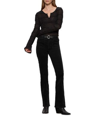 Velveteen Brook Bootcut Pants
