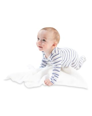 Boys' Striped 2 Way Zipper Footie - Baby