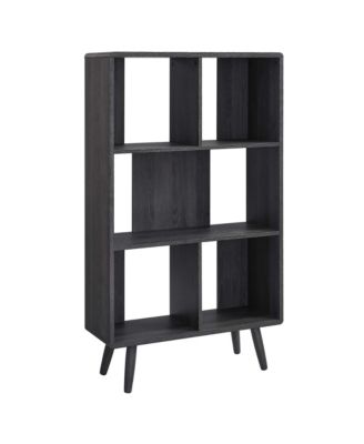 Transmit 5 Shelf Wood Grain Bookcase