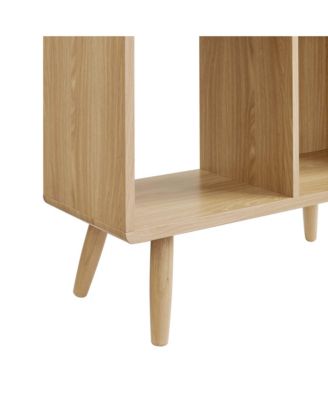 Transmit 5 Shelf Wood Grain Bookcase