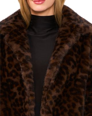 Aryanal Cropped Faux Fur Coat