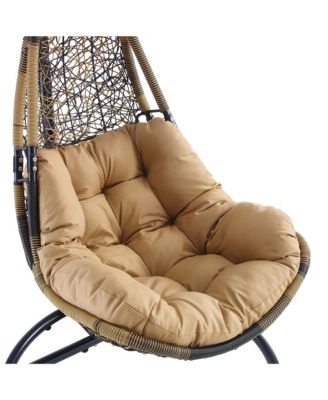 Abate Wicker Rattan Outdoor Patio Swing Chair