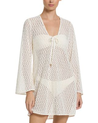 Stretch Lace Kaftan Cover-Up