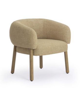 Foxy Performance Textured Fabric Accent Chair