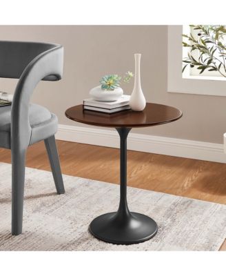 Lippa Round Wood Side Table