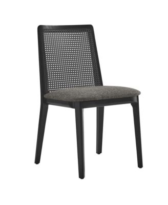 Monarch Wood and Rattan Dining Side Chair