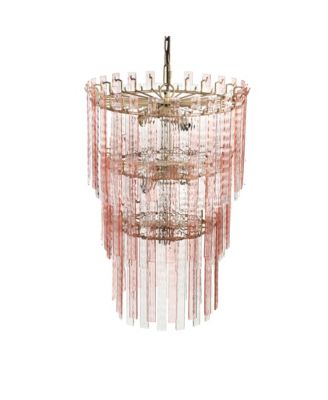 Hampshire Acrylic 3-Tier Chandelier