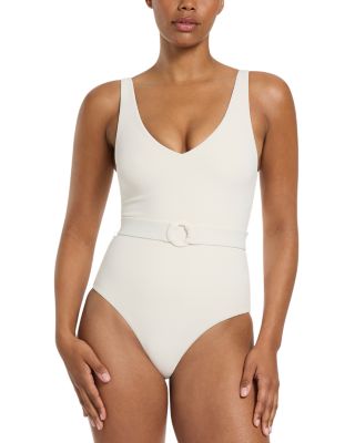 Belted One Piece Swimsuit