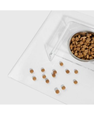 Clear Single Pet Bowl Feeder