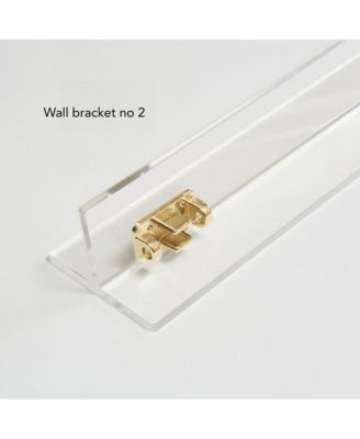 Wall Mounted Clear Pet Gate Zig Zag ,10 Panel