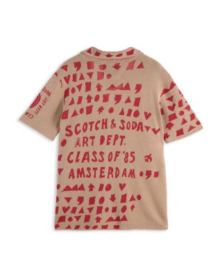 Jacquard Knitted Camp Shirt