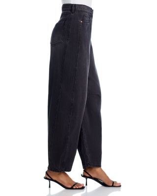 High Rise Barrel Jeans in Dinner Party