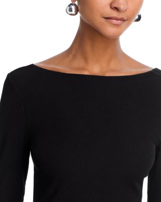 Rib Scoop Back Tee - Exclusive