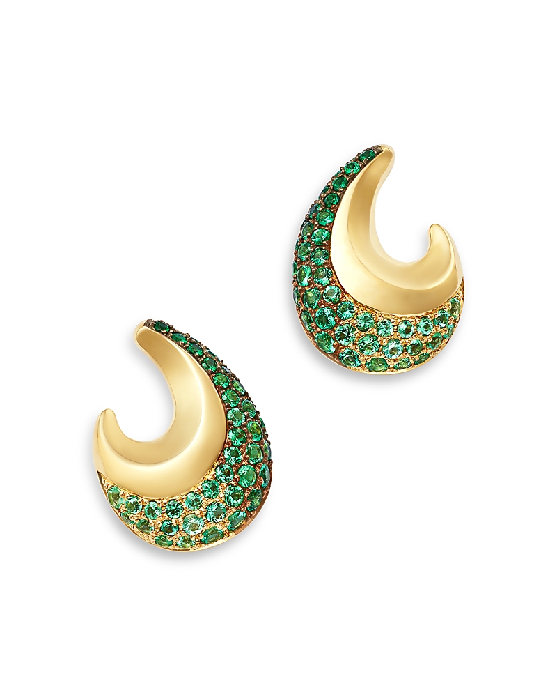 Bloomingdale's Fine Collection Emerald Ombre Earrings