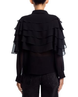 Tiered Ruffle Blouse