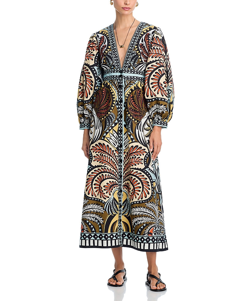 Farm Rio Balamana Maxi Dress In Multi