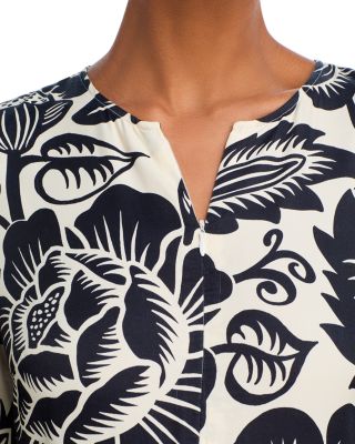 Cashews And Birds Winter Dress