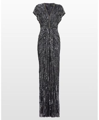 Zola Sequin-Embellished V-neck Maxi Dress