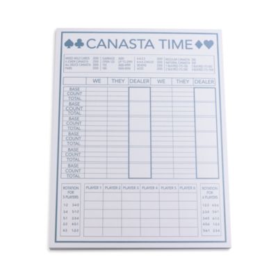 Canasta Score Pad