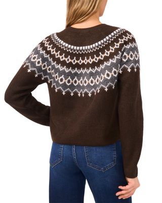 Fair Isle Raglan Cardigan