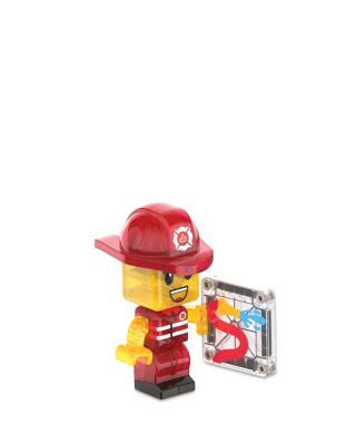 Fire Station Magnetic Construction Set, 50 Piece - Ages 3+