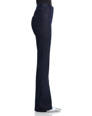 Shailene Metallic Pinstripe Pants