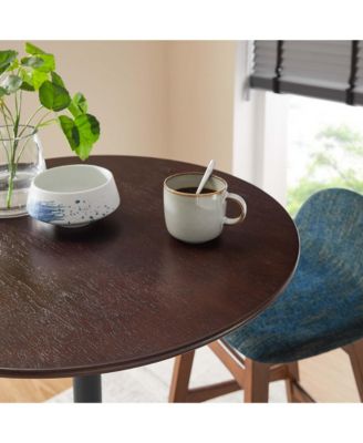 Lippa Round Wood Bar Table